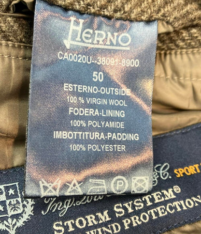 Herno ステンカラーコート ダウンライナー付き CA0020U-38091-8900 メンズ SIZE 50 (XL) ヘルノ
