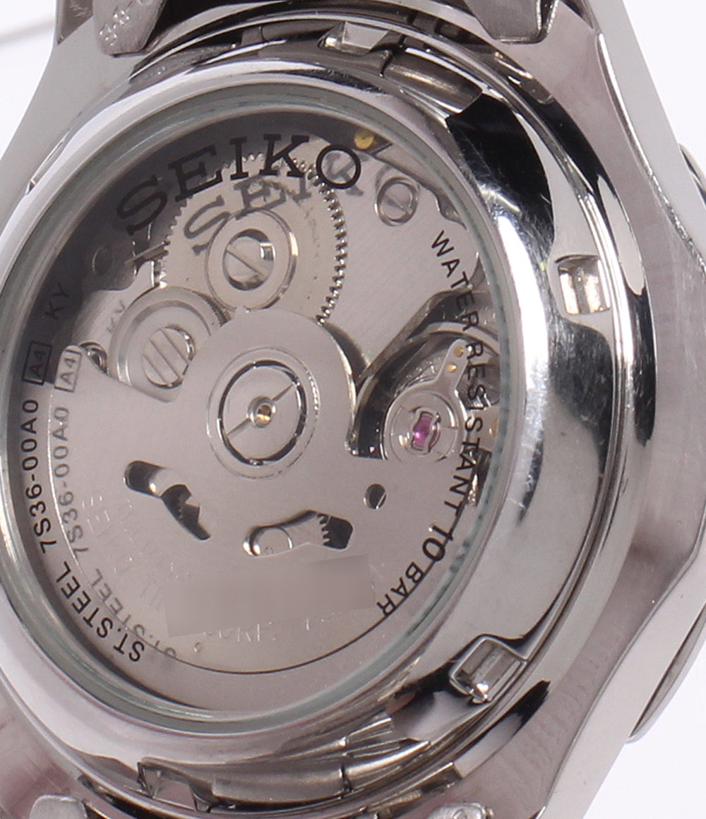 SEIKO 腕時計 5スポーツ 自動巻き ブルー 7S36-00A0 メンズ セイコー