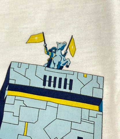 美品 HERMES 半袖Tシャツ IMPRIME ODYSEE クルーネック メンズ SIZE XL エルメス