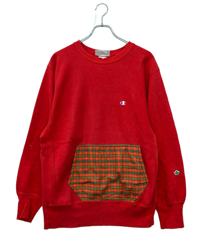 Champion スウェット トレーナー タータンチェック レディース SIZE L チャンピオン