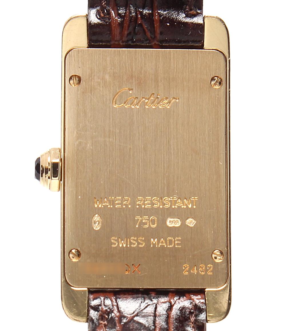 Cartier 腕時計 750 タンク アメリカン SM W2601556 レディース カルティエ