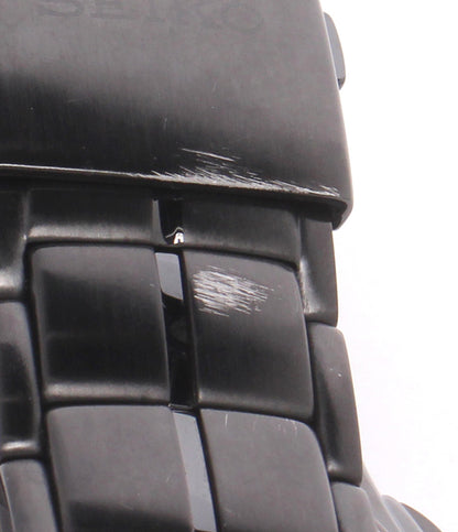 SEIKO 腕時計 スポーチュラ クオーツ ブラック H023-00E0 メンズ セイコー