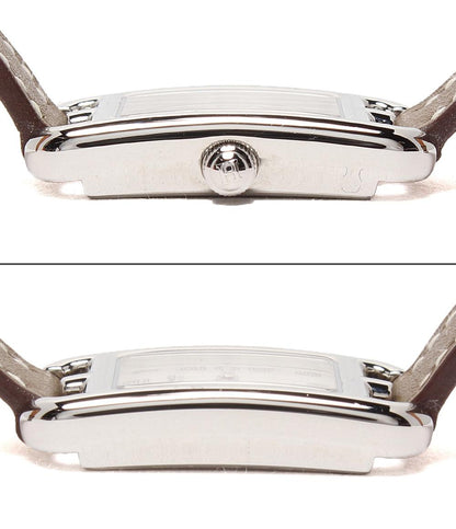 HERMES 腕時計 シルバー金具 B刻印 ナンタケット クオーツ ホワイト NA2.110 レディース エルメス