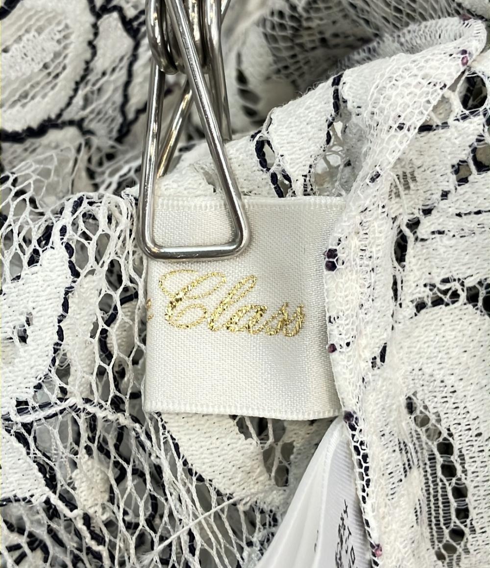 美品 GRACE Class バイカラーレースシャツワンピース 0222131108 レディース SIZE 36 (S) グレースクラス