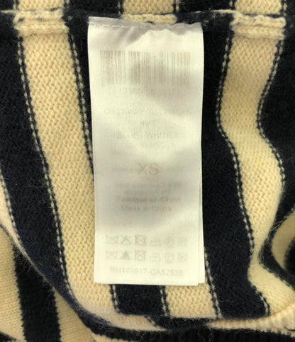 美品 クロエ ボーダータートルネックセーター レディース SIZE XS (XS) Chloe