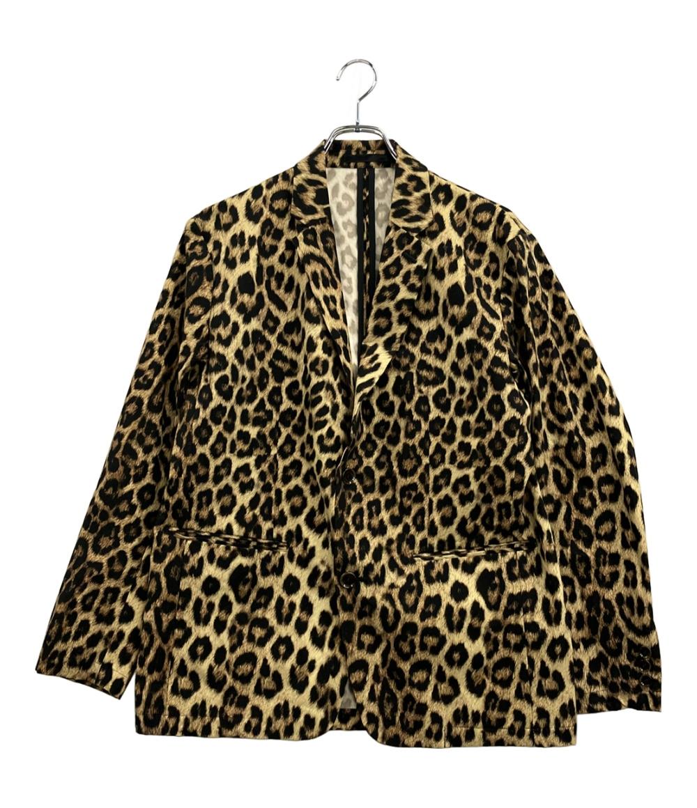美品 ヒステリックグラマー テーラードジャケット レオパード柄 メンズ SIZE S HYSTERIC GLAMOUR