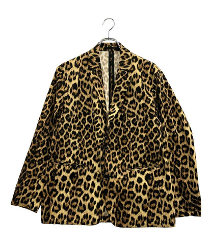 美品 ヒステリックグラマー テーラードジャケット レオパード柄 メンズ SIZE S HYSTERIC GLAMOUR