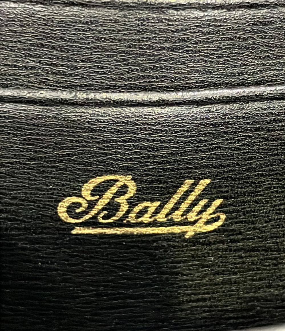 美品 バリー ラウンドファスナー二つ折り財布 メンズ BALLY