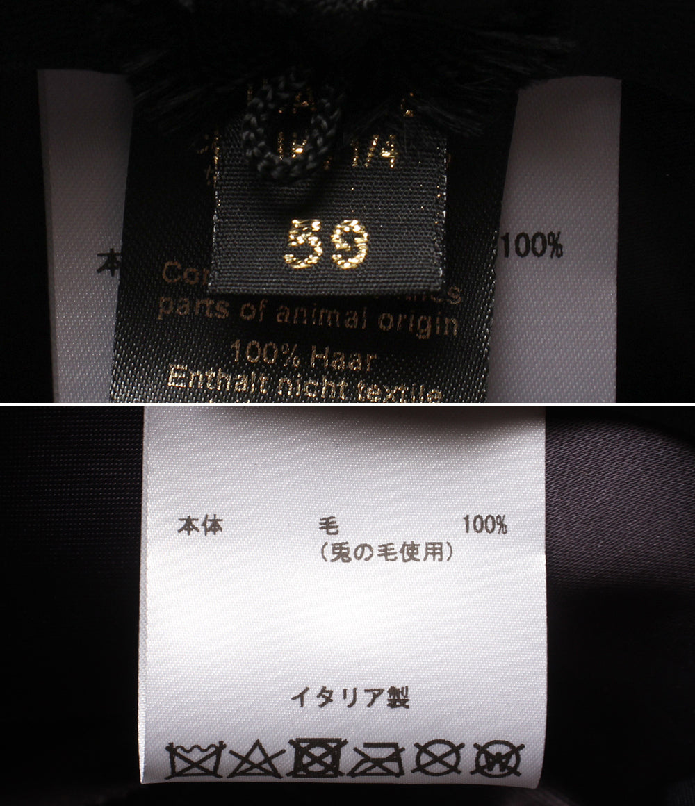 Borsalino ハット ラビットファーフェルト メンズ SIZE 59 ボルサリーノ