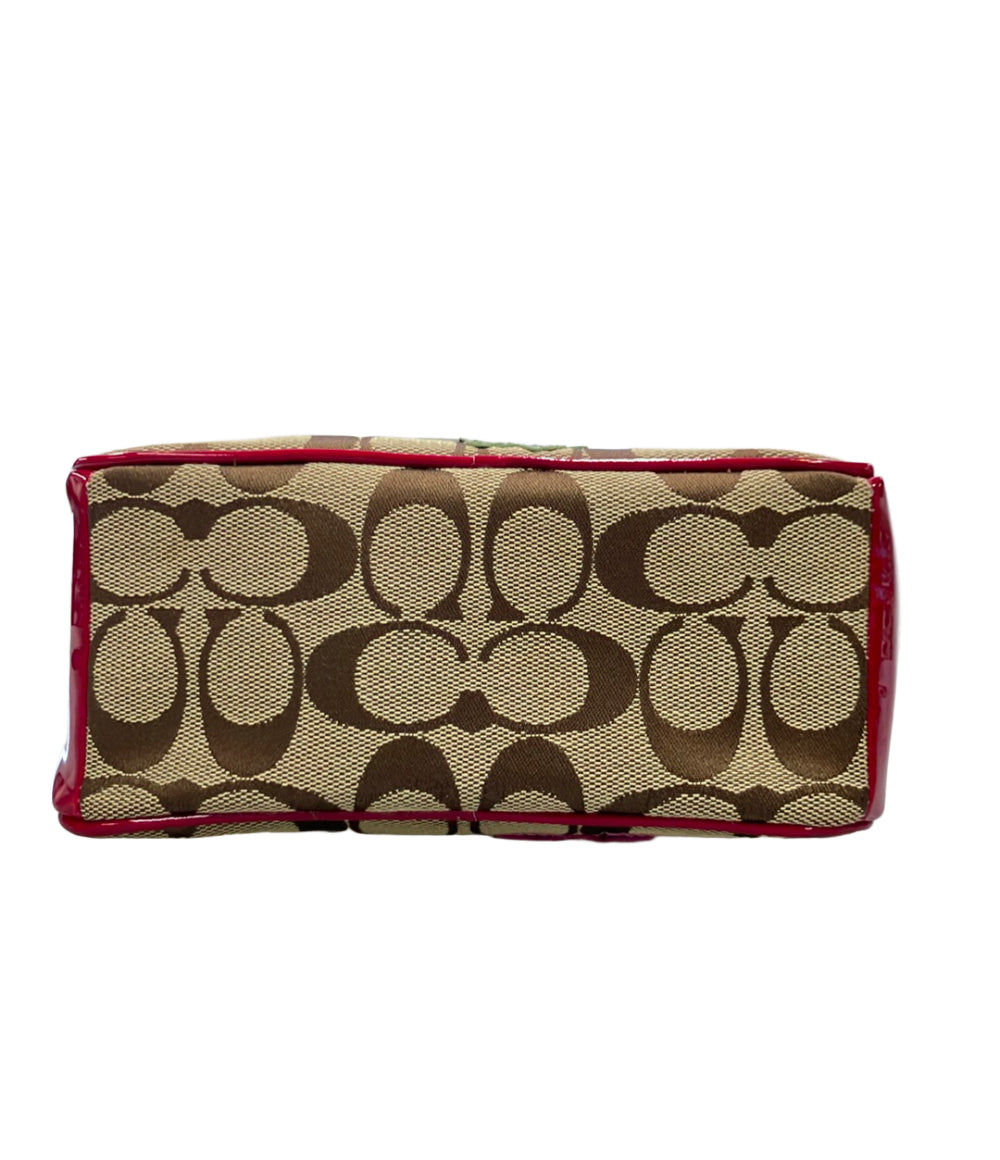 COACH ポーチ ハンドバッグ 花 フラワー シグネチャー 40944 レディース コーチ