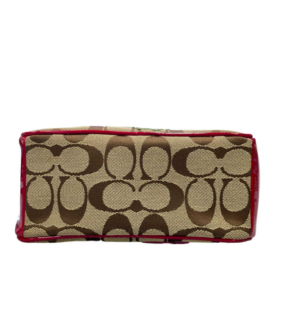 COACH ポーチ ハンドバッグ 花 フラワー シグネチャー 40944 レディース コーチ
