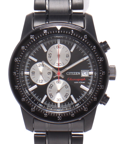 CITIZEN 腕時計 クオーツ ブラック 0610-K006783 メンズ シチズン