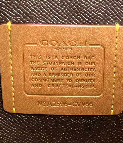 美品 コーチ 2wayハンドバッグ ショルダーバッグ 斜め掛け CV966 レディース COACH