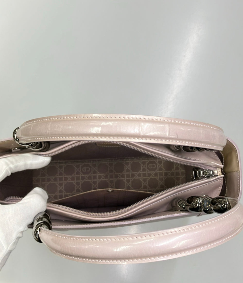 Christian Dior ハンドバッグ ショルダーバッグ 2WAY 肩掛け エナメル マリスパール レディース クリスチャンディオール