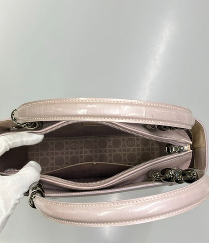 Christian Dior ハンドバッグ ショルダーバッグ 2WAY 肩掛け エナメル マリスパール レディース クリスチャンディオール