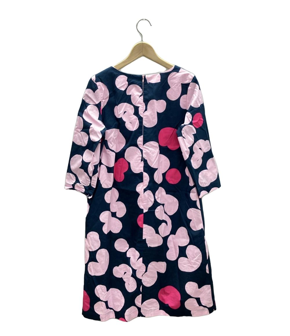 マリメッコ 七分袖ロングワンピース レディース SIZE 34 (XS) marimekko