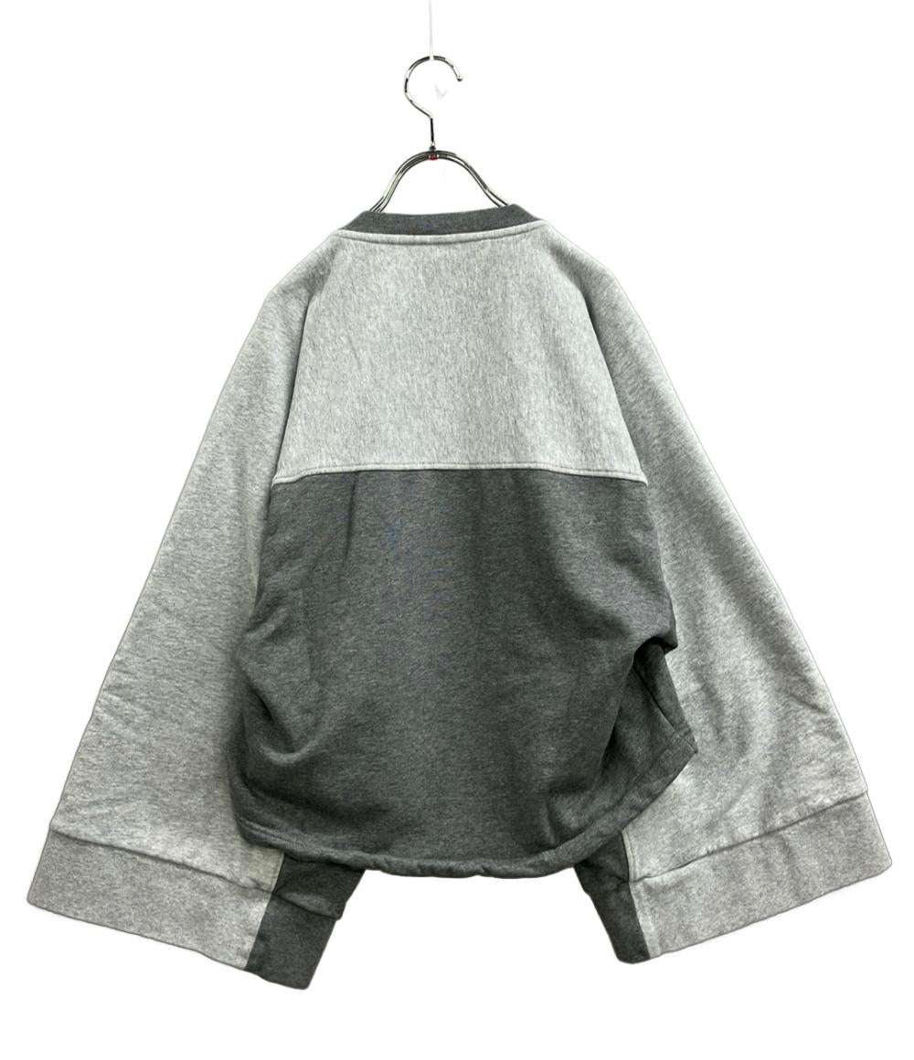 美品 LOEWE スウェット トレーナー バイカラー ロゴ刺繍 S359Y24X09 レディース SIZE XS ロエベ