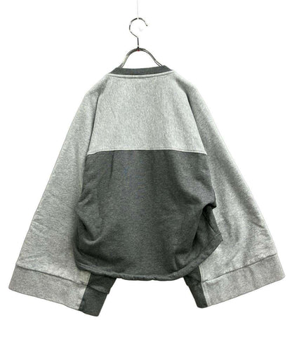 美品 LOEWE スウェット トレーナー バイカラー ロゴ刺繍 S359Y24X09 レディース SIZE XS ロエベ