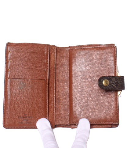 訳あり LOUIS VUITTON 二つ折り財布 がま口 ポルト モネ ビエ ヴィエノワ モノグラム M61663 レディース ルイ・ヴィトン