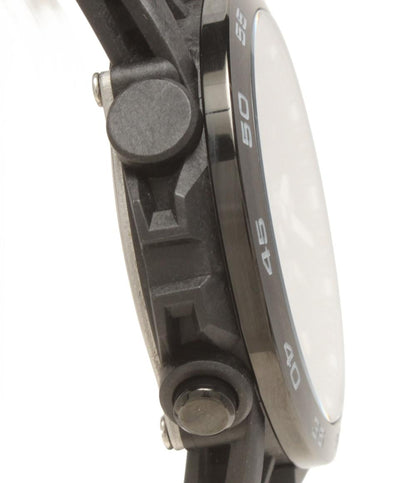 美品 CASIO 腕時計 エディフィス EDIFICE クオーツ ブラック ECB-40 メンズ カシオ