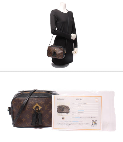 訳あり LOUIS VUITTON ショルダーバッグ 斜め掛け サントンジュ モノグラム M43555 レディース ルイ・ヴィトン