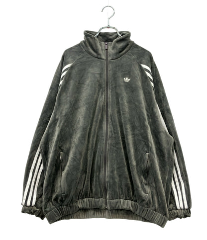 adidas トラックジャケット ベルベット サイドライン レディース SIZE M アディダス