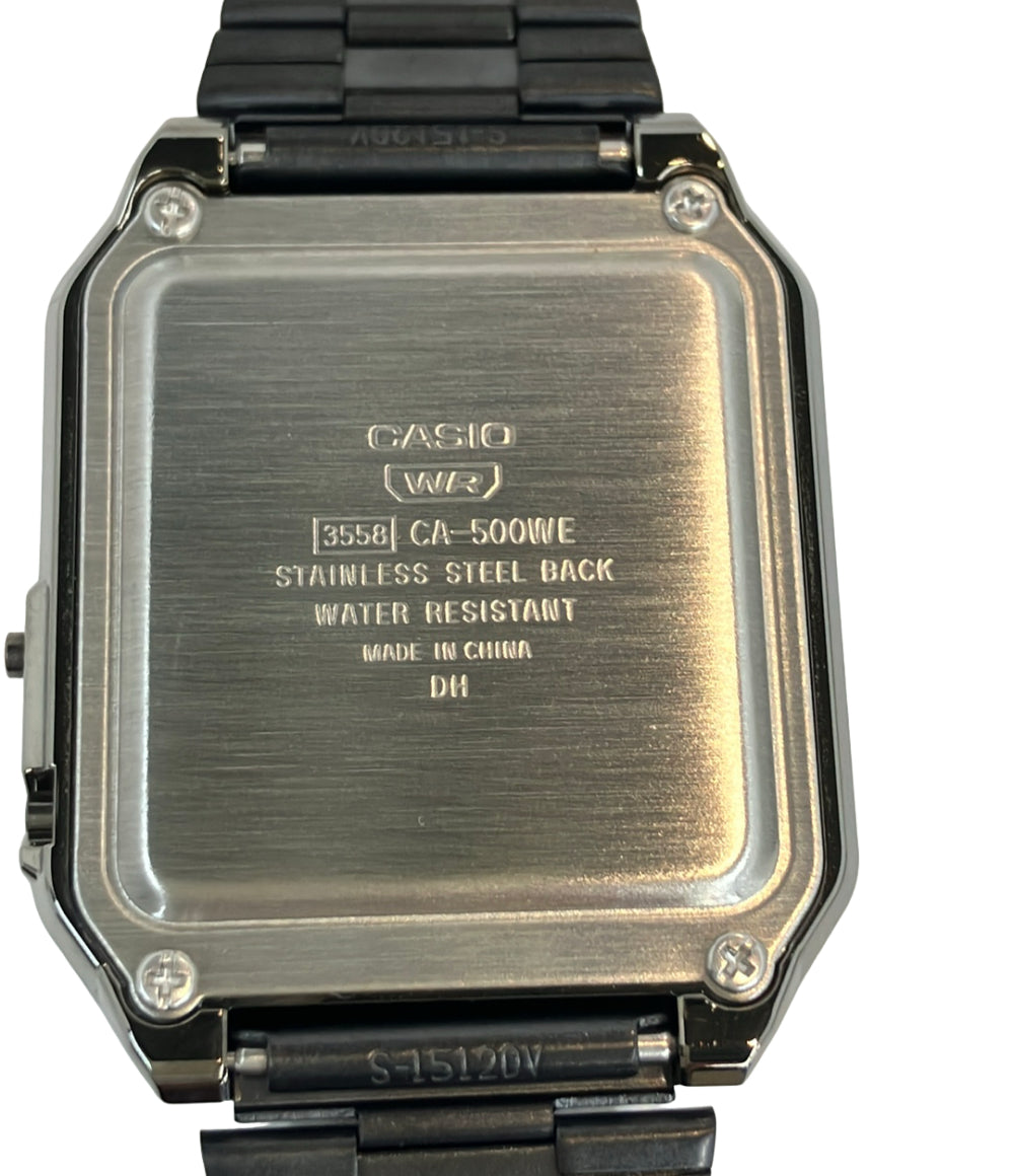 美品 CASIO 腕時計 クオーツ CA-500WE レディース メンズ カシオ