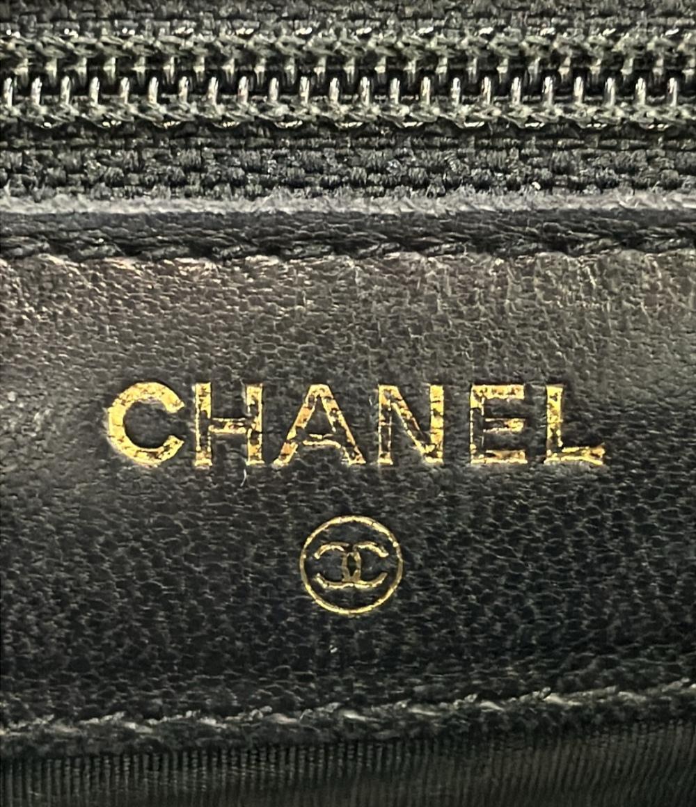 CHANEL 財布 ゴールド金具 キャビアスキン レディース シャネル
