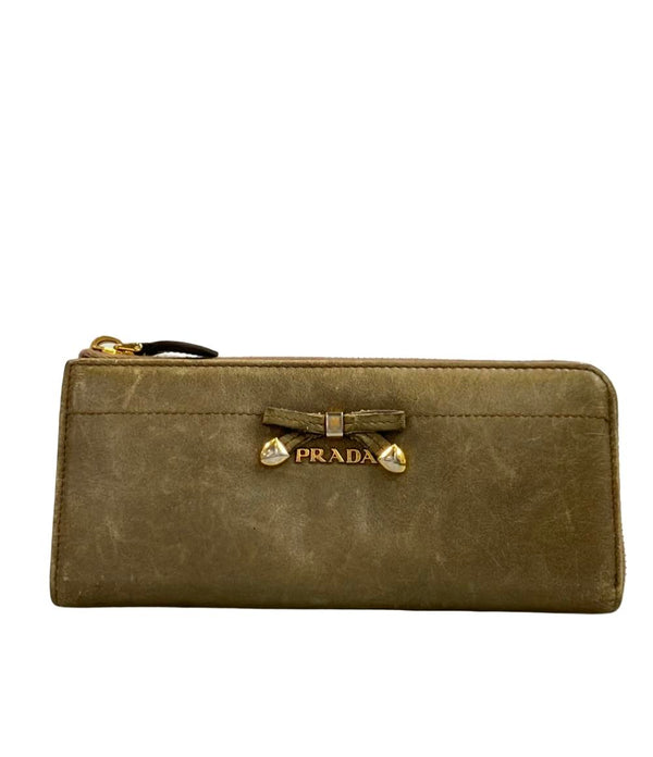 【超希少】極美品　PRADA プラダ　財布　L字ファスナー　M58 PRADA L字ファスナー長財布 レディース プラダ – Rehello by BOOKOFF