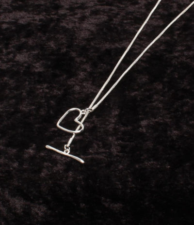 コムサイズム ネックレス Y字 ハートモチーフ レディース COMME CA ISM