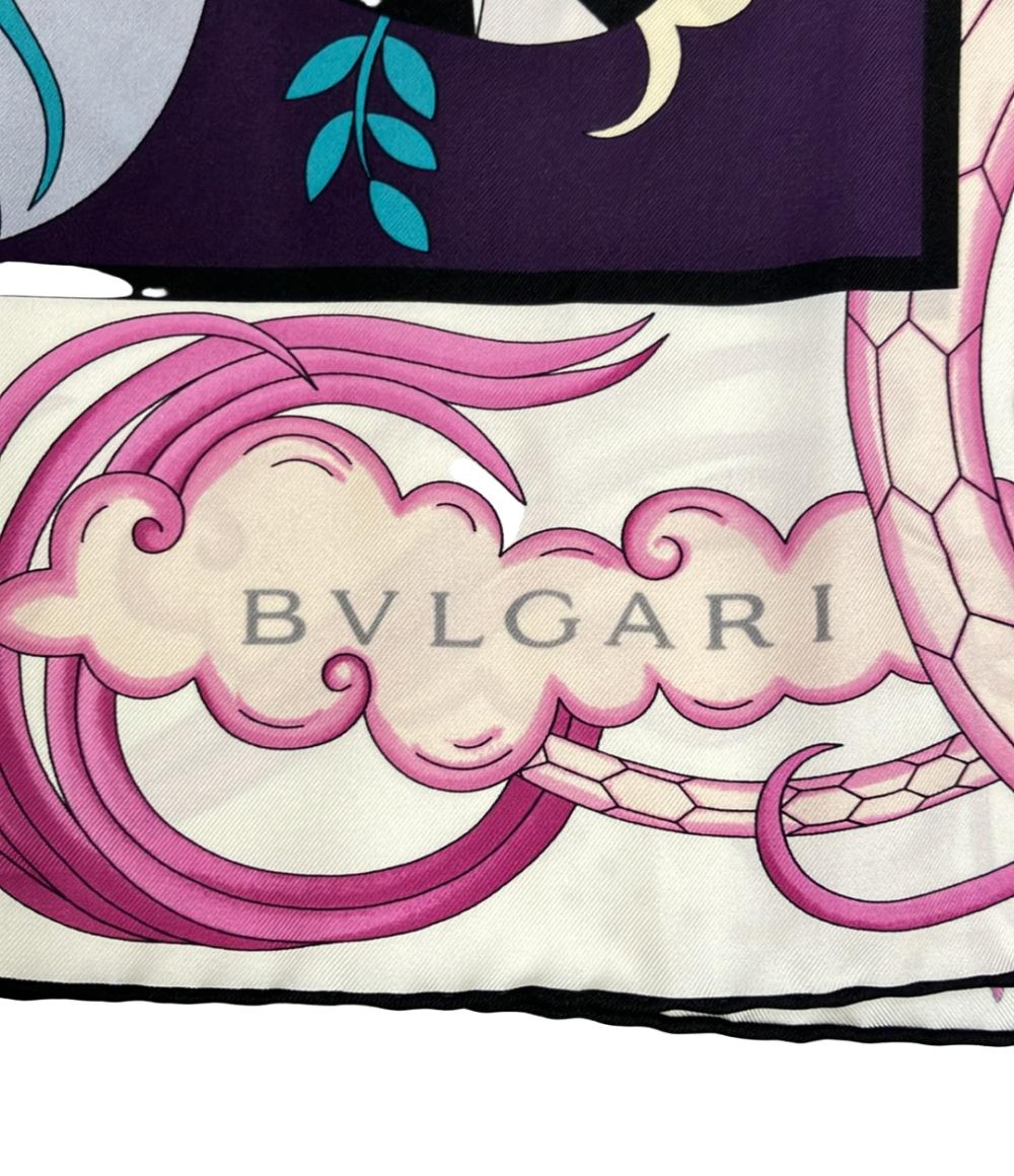 美品 BVLGARI スカーフ シルク100% レディース ブルガリ