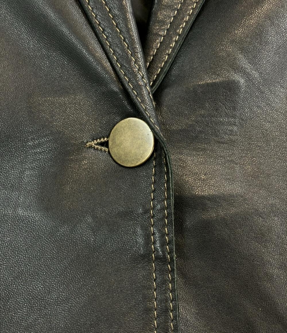 ARMANI JEANS レザージャケット レディース SIZE 42 (M) アルマーニジーンズ