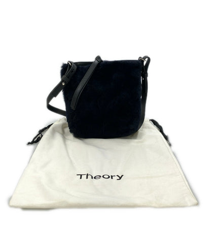 美品 theory ショルダーバッグ 斜め掛け レディース セオリー