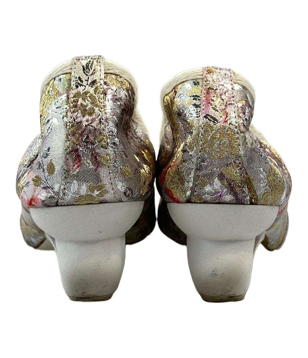 LOUIS VUITTON パンプス 花柄 レディース SIZE 34 22(cm) ルイ・ヴィトン