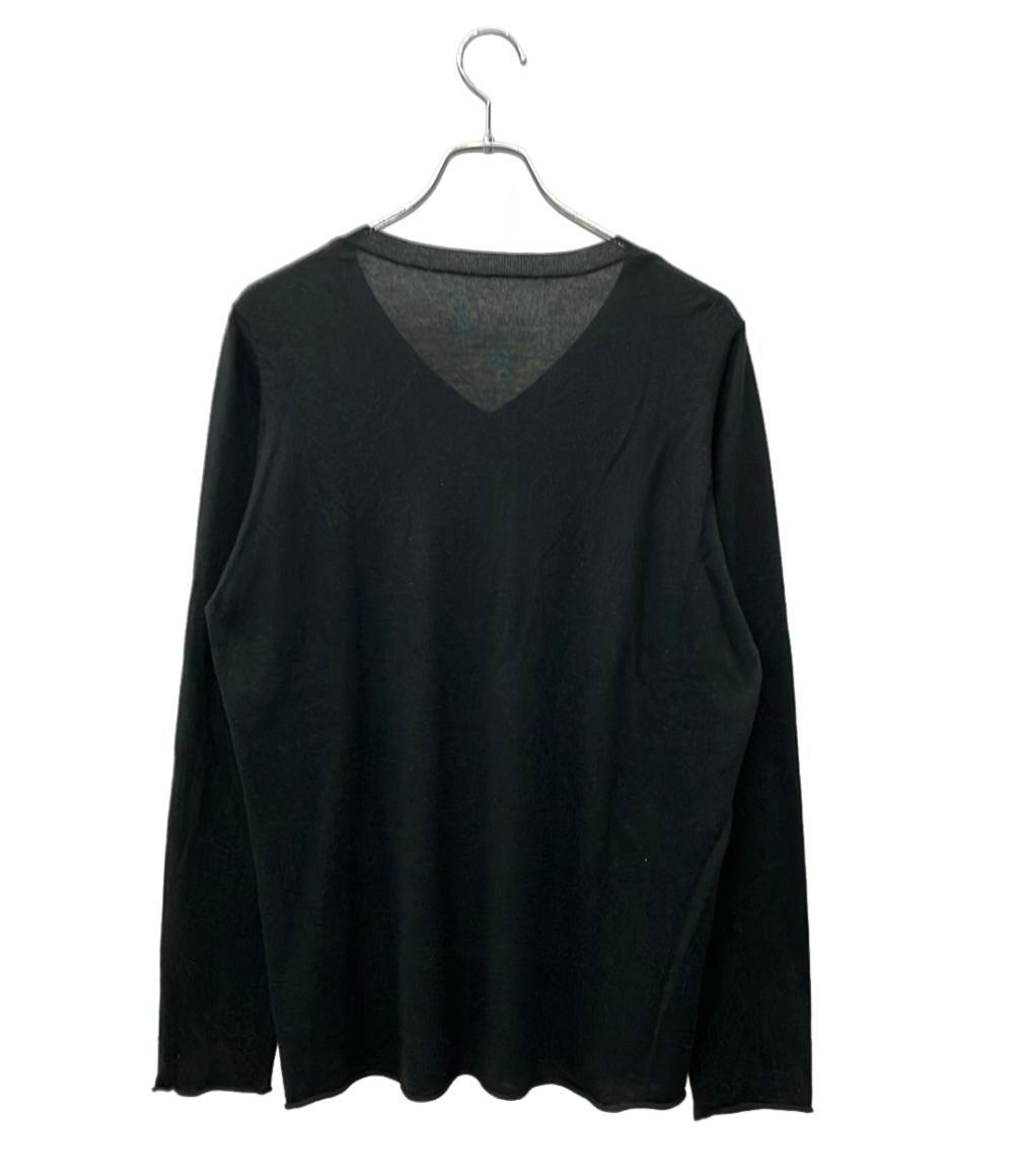 オーラリー 長袖 フラット ヤーン リブ ニット ショート ピーオー A25SP05SY レディース SIZE 1 (S) AURALEE オーラリー 長袖 フラット ヤーン リブ ニット ショート ピーオー