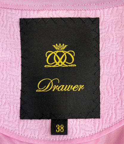 Drawer ノーカラージャケット 6522-299-0576 レディース SIZE 38 ドゥロワー
