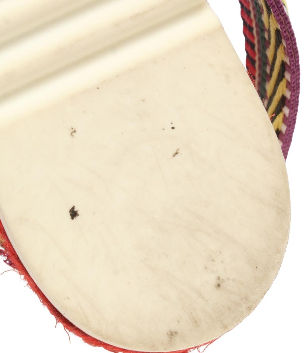 HERMES アンクルストラップサンダル サングルカヴァル エスパドリーユ 181092Z レディース SIZE 35 22.5(cm) エルメス