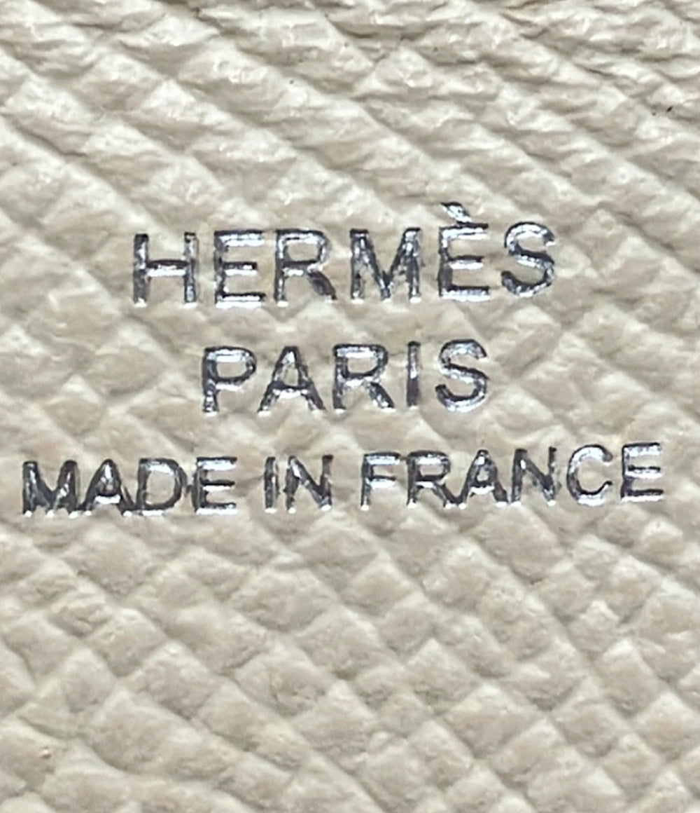 HERMES カードケース T刻印 シルバー金具 ガルヴィ レディース メンズ エルメス