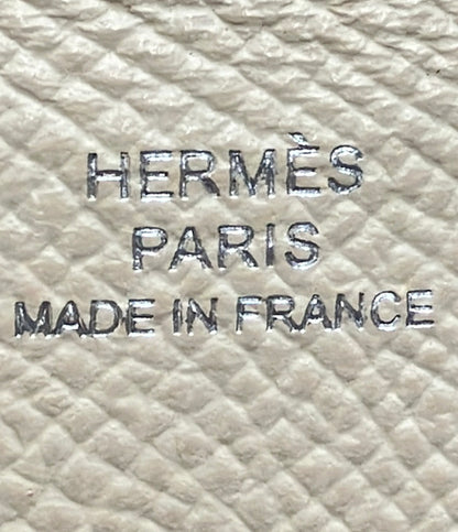 HERMES カードケース T刻印 シルバー金具 ガルヴィ レディース メンズ エルメス