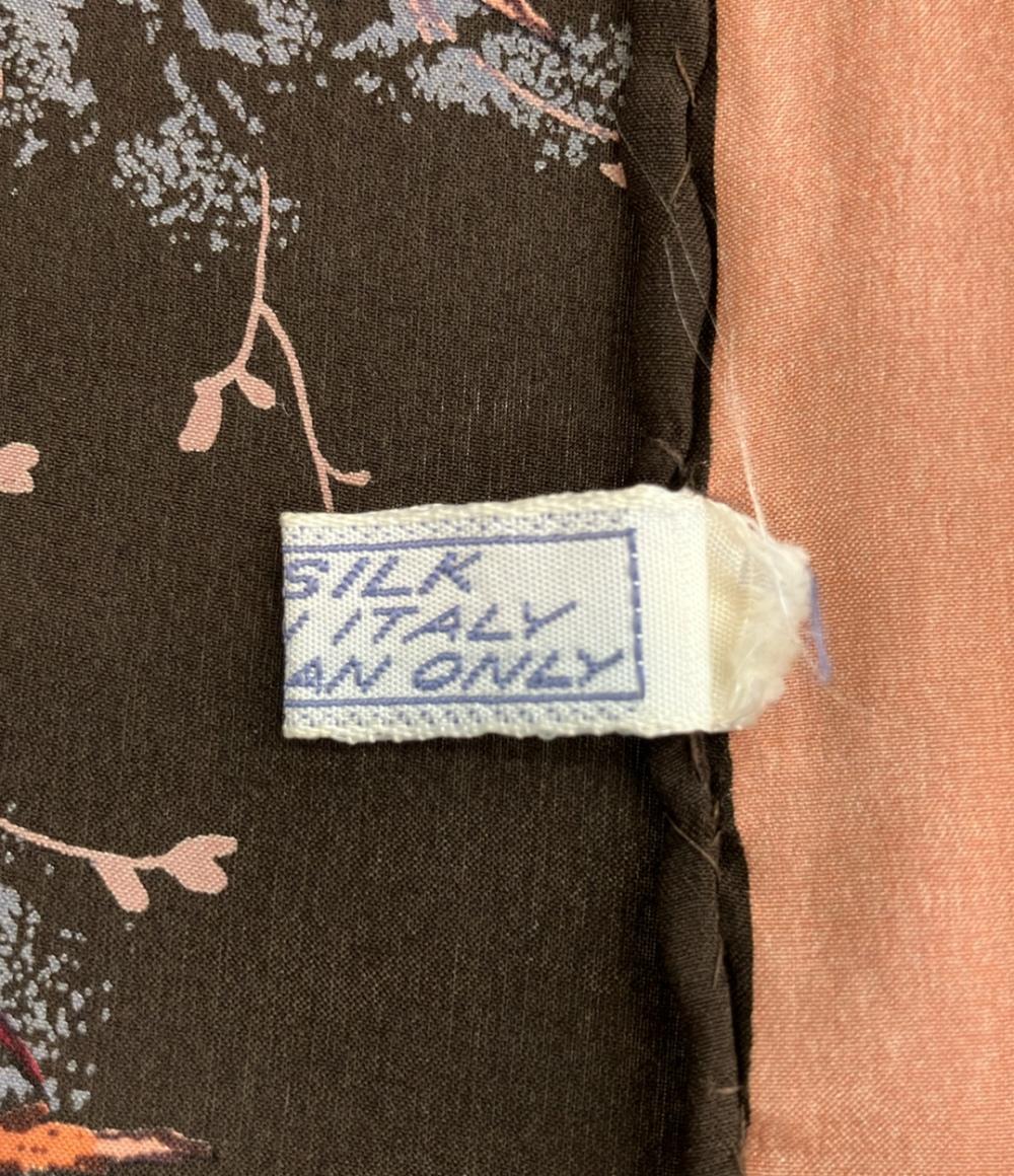 グッチ スカーフ シルク100% 鳥柄 レディース GUCCI