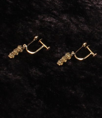 美品 イヤリング K18 ダイヤ 0.63ct レディース