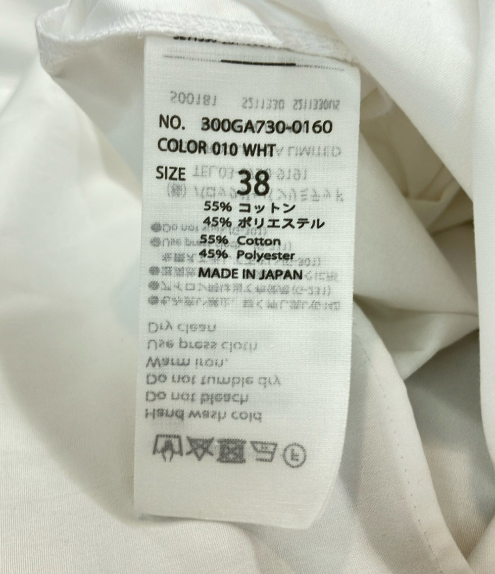 美品 ENFOLD 半袖シャツ 300GA730-0160 レディース SIZE 38 (M) エンフォルド