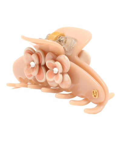 美品 アレクサンドル ドゥ パリ ヘアアクセサリー ヘアクリップ フラワーモチーフ レディース ALEXANDRE DE PARIS