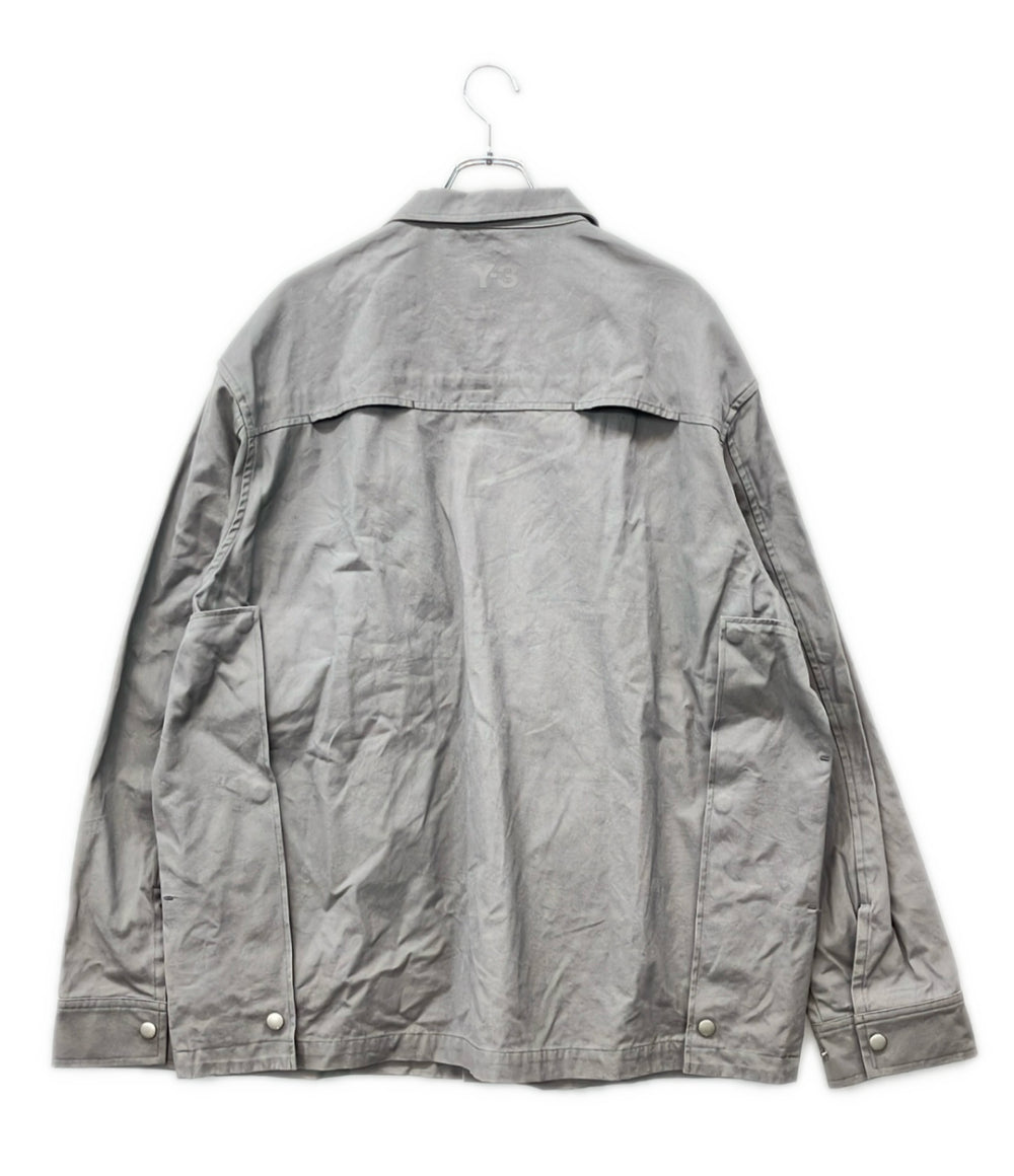 Y-3 adidas ロングスリーブ ポケット オーバーシャツ メンズ SIZE M ワイスリー アディダス