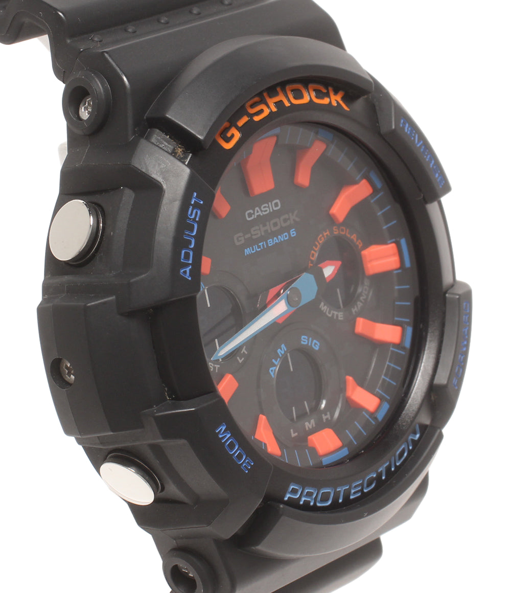 美品 CASIO 腕時計 G-SHOCK 電波ソーラー ソーラー ブラック GAW-100CT メンズ カシオ