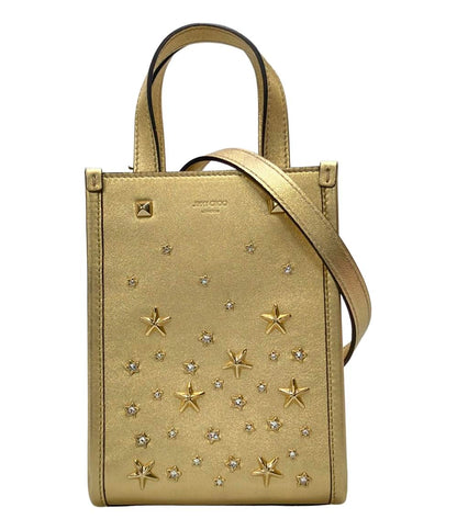 Jimmy Choo 2WAY ハンドバッグ ショルダーバッグ 斜め掛け MINI NS TOTE レディース ジミーチュウ