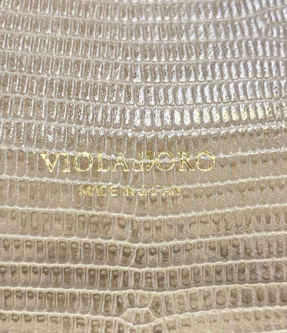 美品 VIOLAd'ORO ショルダーバッグ 斜めがけ レディース ヴィオラドーロ