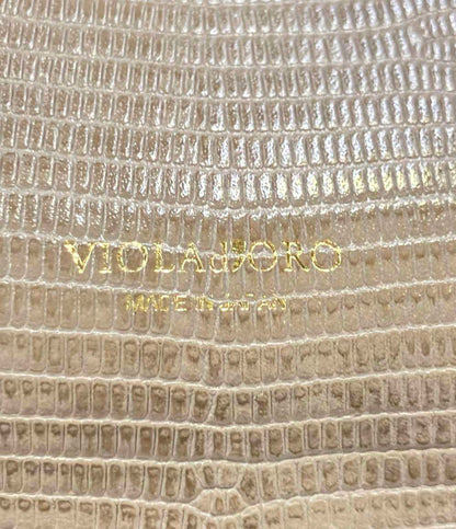 美品 VIOLAd'ORO ショルダーバッグ 斜めがけ レディース ヴィオラドーロ