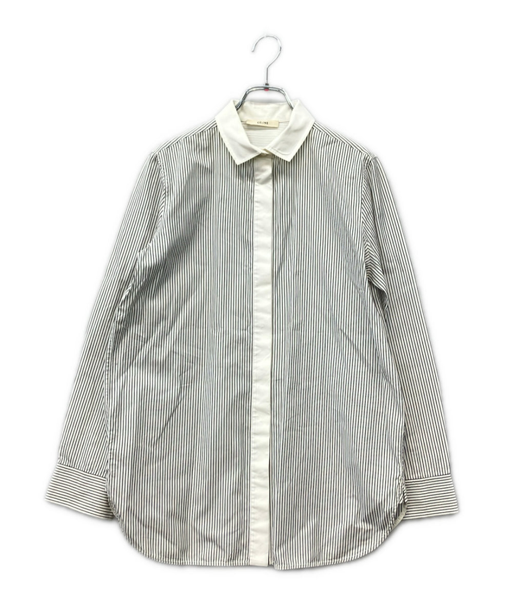 CELINE ストライプ シャツ 2 0195 / 3823 レディース SIZE 42 セリーヌ
