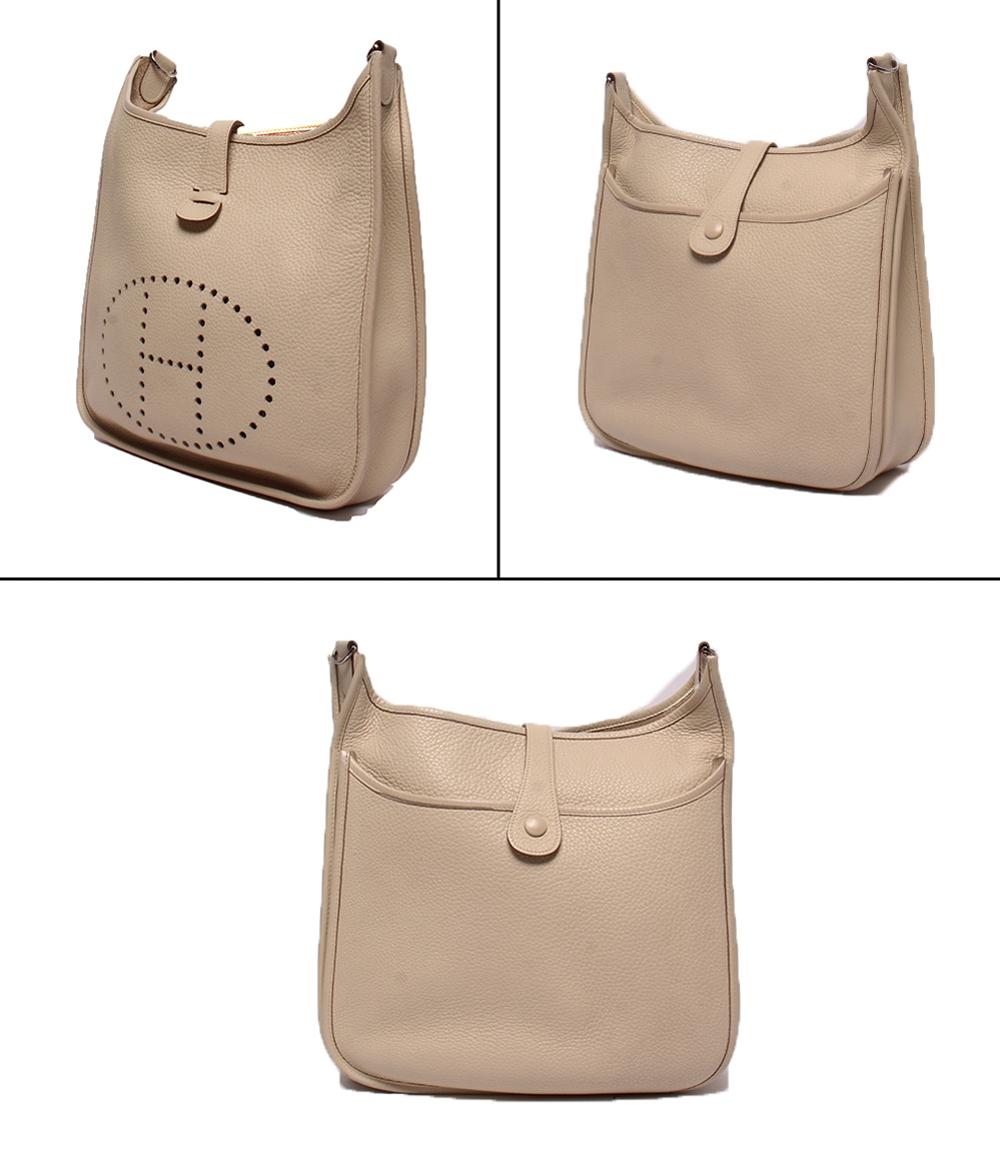 HERMES ショルダーバッグ ▢K刻印 シルバー金具 斜め掛け エブリン1 PM レディース エルメス